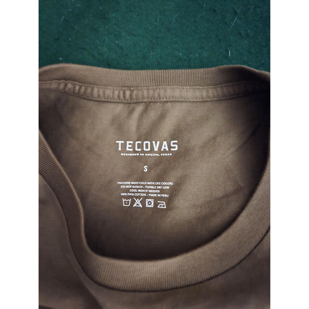 Tecovas Brown Men's Small  T-Shirt (LOC-87) - Picture 3 of 7